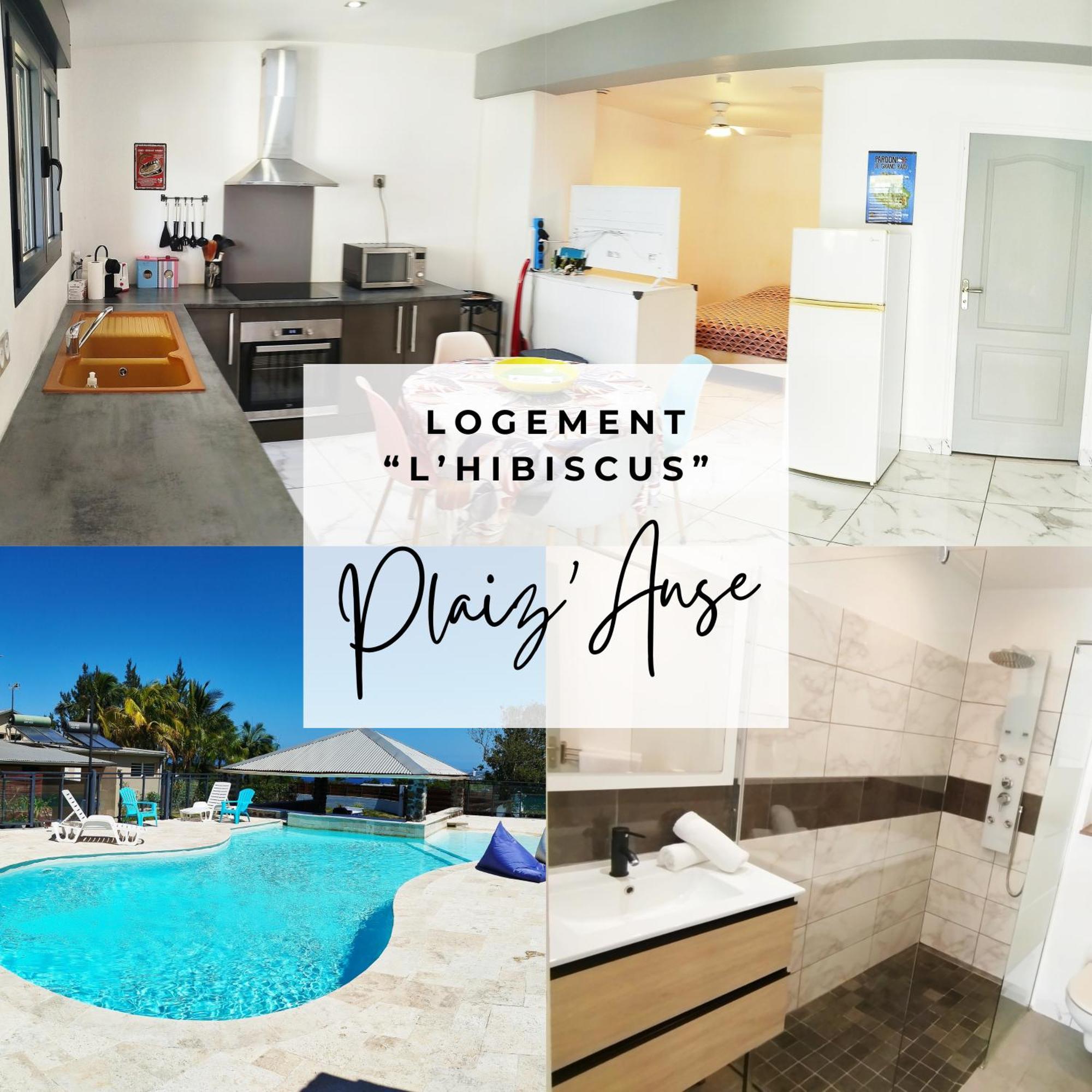 L'Hibiscus De Plaiz'Anse Apartamento Petite Île Exterior foto